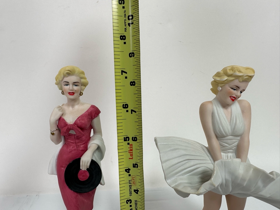 Pair Of Limited Edition Porcelain Marilyn Monroe Figurines By Royal Orleans 9H [Photo 10]