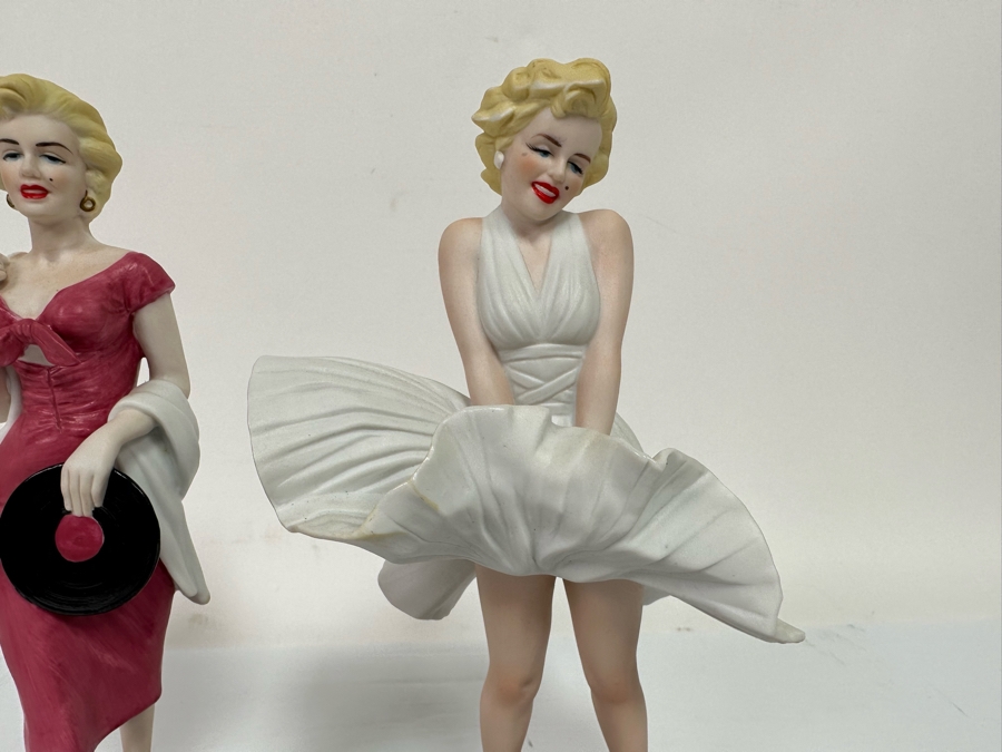 Pair Of Limited Edition Porcelain Marilyn Monroe Figurines By Royal Orleans 9H [Photo 5]
