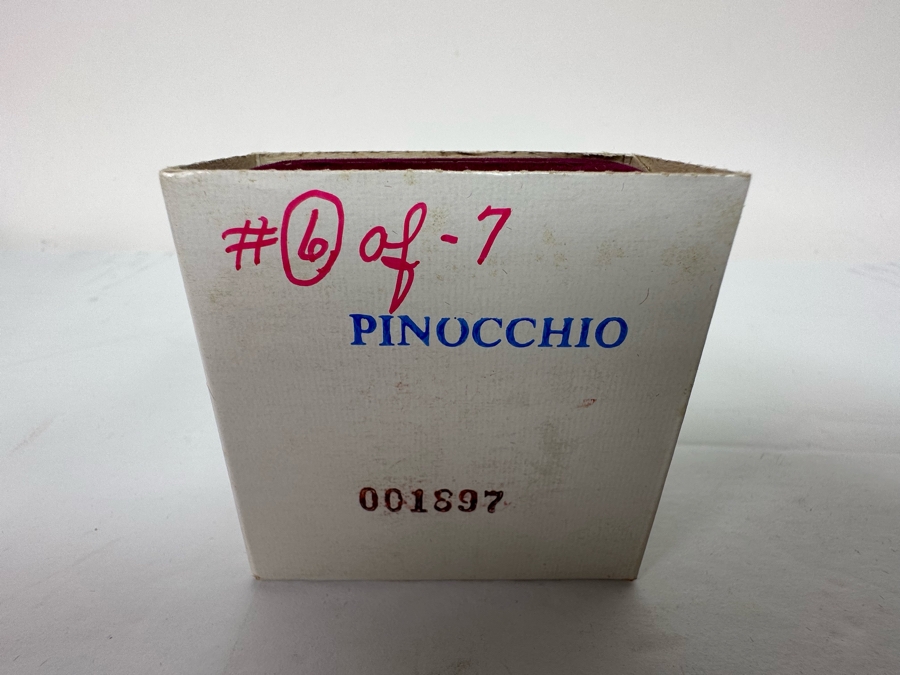 Walt Disney's Pinocchio .999 Fine Silver 1 Troy Oz Proof Silver Coin With Box Rarities Mint Issued 7/1/88 6th In Series Of 7 Numbered 1,897 Of 15,000 [Photo 6]