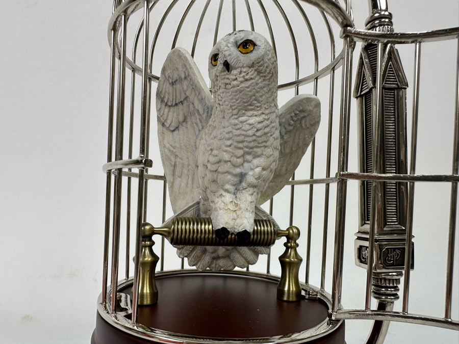 Harry Potter The Noble Collection Miniature Hedwig In Cage Action Figure 5W X 10H [Photo 18]