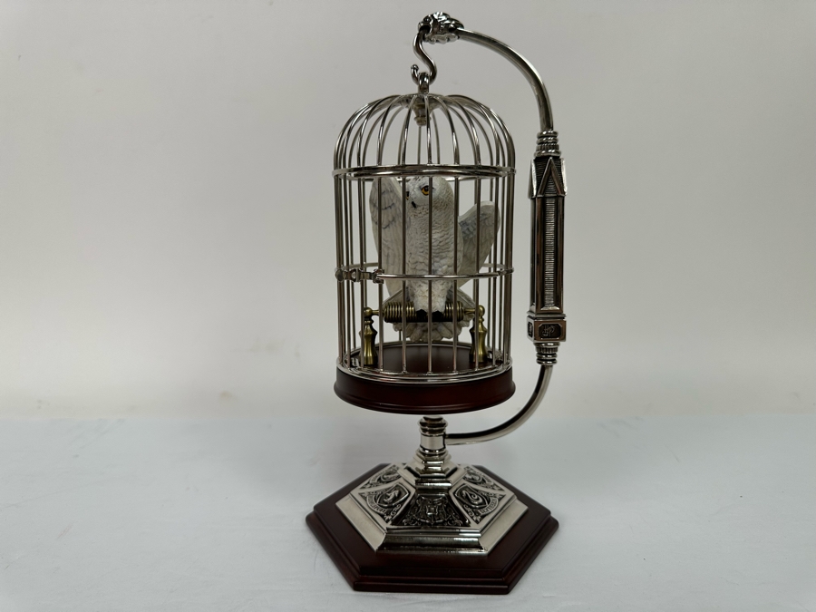 Harry Potter The Noble Collection Miniature Hedwig In Cage Action Figure 5W X 10H [Photo 17]