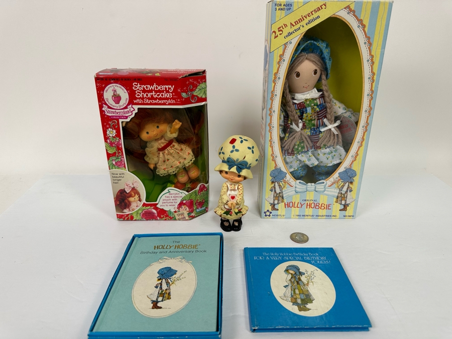 Strawberry Shortcake And Holly Hobbie Dolls & Books [Photo 2]