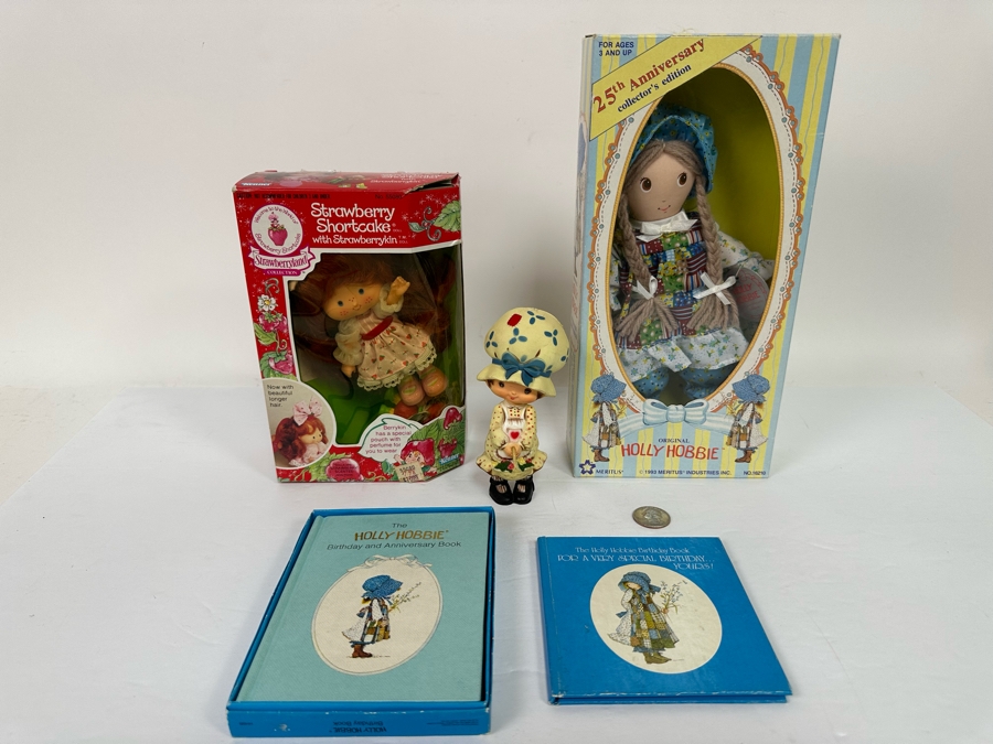 Strawberry Shortcake And Holly Hobbie Dolls & Books [Photo 3]