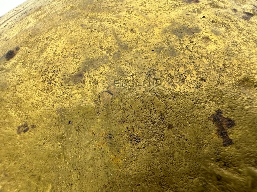 Vintage Brass Art Nouveau Style Peacock Trinket Ring Dish Made In England 5R [Photo 8]