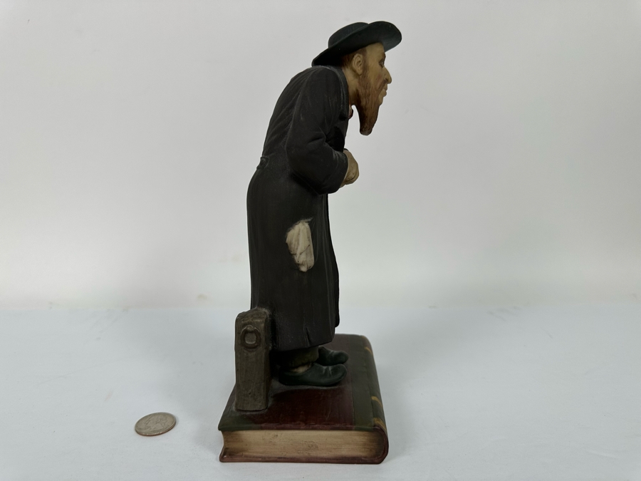 Signed Dickens Series Fagin Fine Porcelain Figurine By Aynsley (John Aynsley) 1977 Signed By Michael Aynsley 5W X 3.5D X 9H [Photo 15]