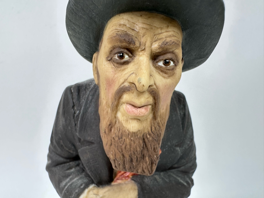 Signed Dickens Series Fagin Fine Porcelain Figurine By Aynsley (John Aynsley) 1977 Signed By Michael Aynsley 5W X 3.5D X 9H [Photo 10]