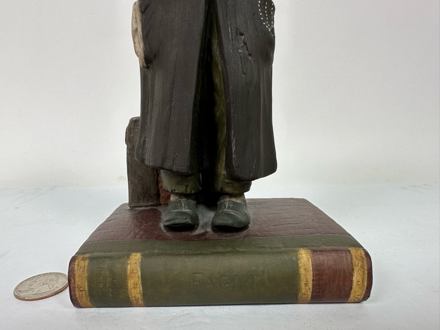 Signed Dickens Series Fagin Fine Porcelain Figurine By Aynsley (John Aynsley) 1977 Signed By Michael Aynsley 5W X 3.5D X 9H [Photo 13]