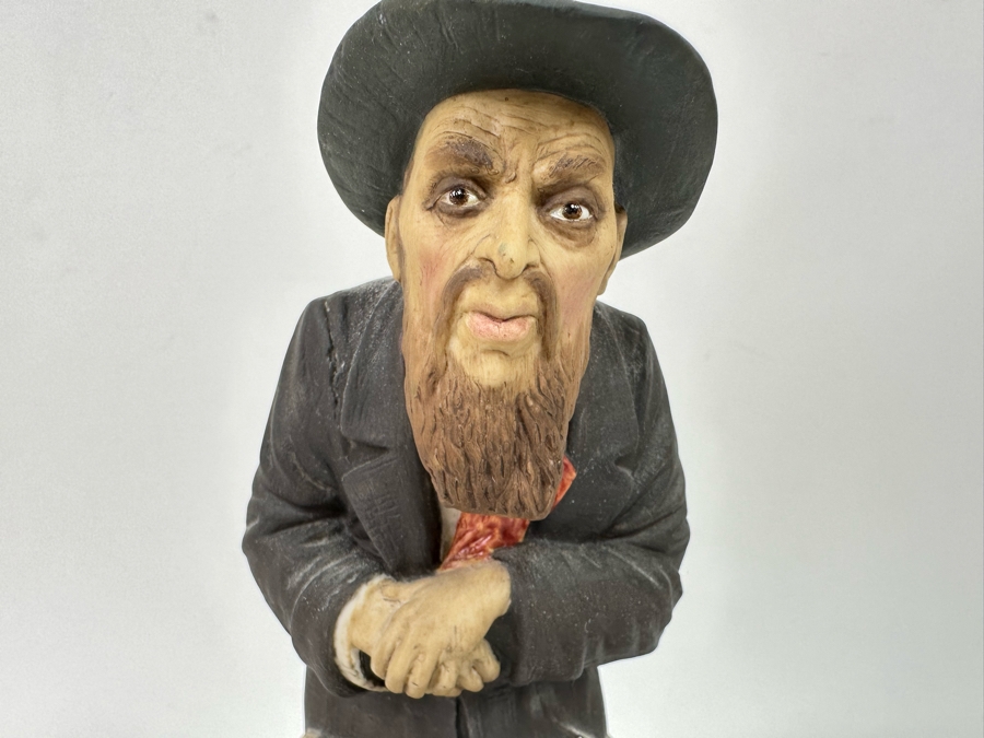 Signed Dickens Series Fagin Fine Porcelain Figurine By Aynsley (John Aynsley) 1977 Signed By Michael Aynsley 5W X 3.5D X 9H [Photo 8]
