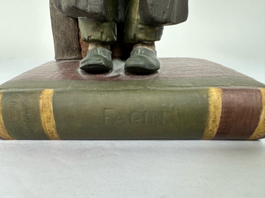 Signed Dickens Series Fagin Fine Porcelain Figurine By Aynsley (John Aynsley) 1977 Signed By Michael Aynsley 5W X 3.5D X 9H [Photo 14]