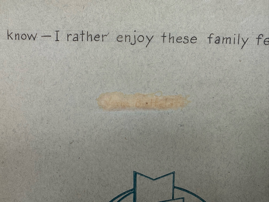 Original Drawing On Board Of Coconut Throwing Monkeys Attacking Japanese Soldiers On The Beach Signed On Verso Verne B. Holdt? 15 X 18 [Photo 18]