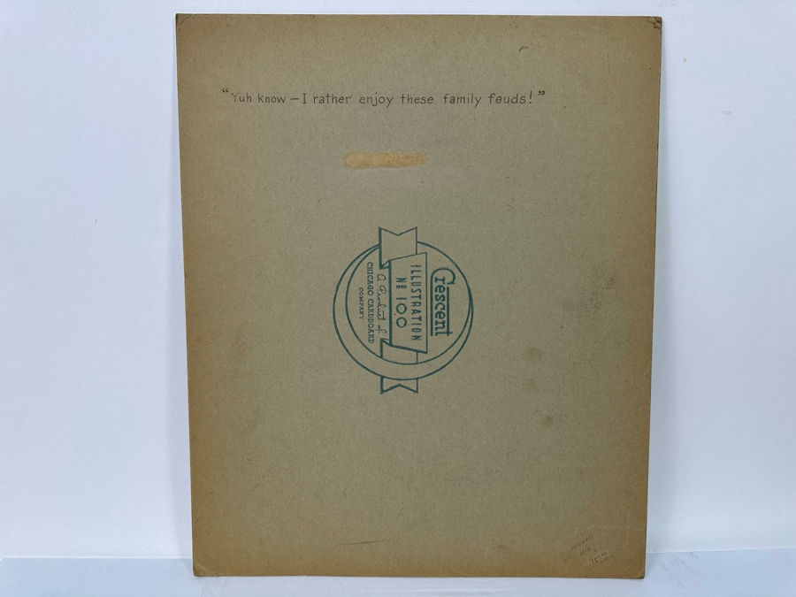 Original Drawing On Board Of Coconut Throwing Monkeys Attacking Japanese Soldiers On The Beach Signed On Verso Verne B. Holdt? 15 X 18 [Photo 16]