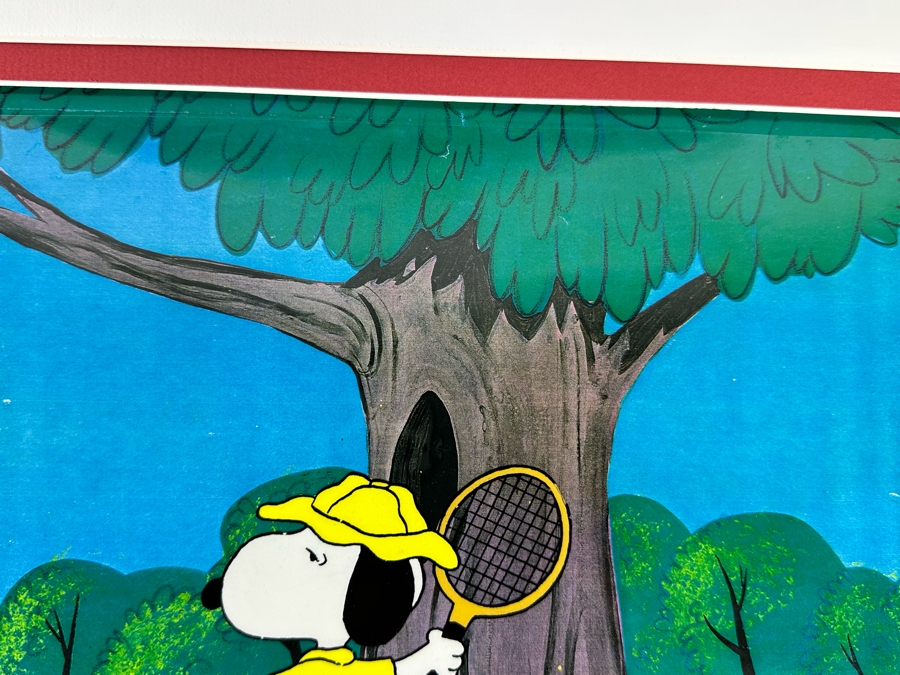 Charles Schultz Original Production Cel Of The Character Charlie Brown Hand Painted Single Cel Set-up On A Presentation Background With Certificate Of Authenticity 10 X 12 [Photo 10]