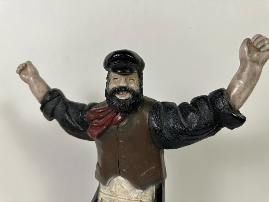 Vintage Austin Productions Sculpture Of Tevye Figure Fiddler On The Roof 1972 12W X 15.5H [Photo 4]