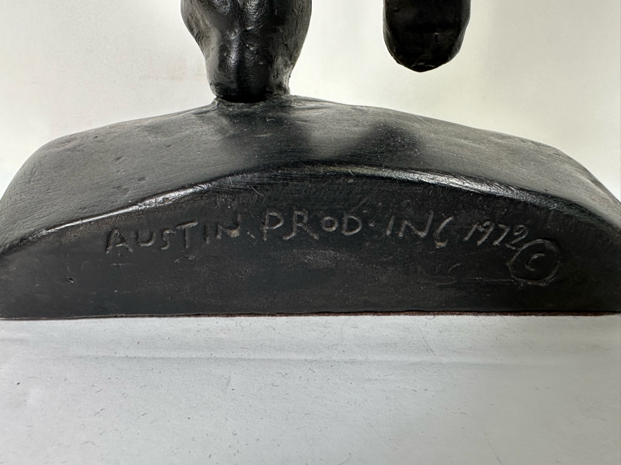 Vintage Austin Productions Sculpture Of Tevye Figure Fiddler On The Roof 1972 12W X 15.5H [Photo 8]