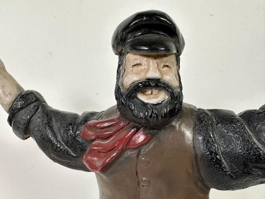 Vintage Austin Productions Sculpture Of Tevye Figure Fiddler On The Roof 1972 12W X 15.5H [Photo 5]