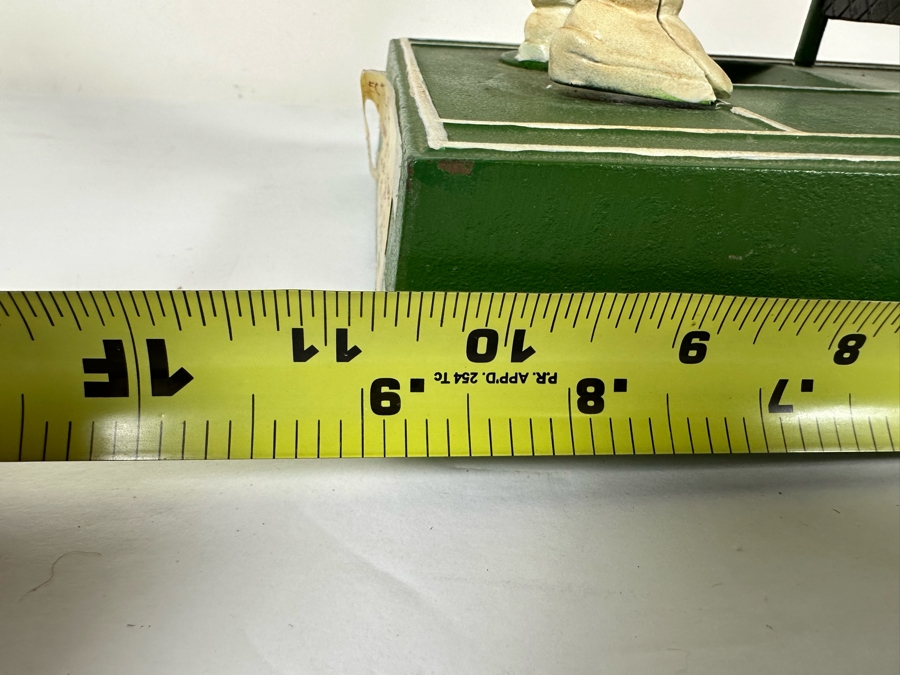 Vintage 1975 Mechanical Bank Tennis Players From The John Wright Penny Bank Collection Working 10.5W X 6D X 9H [Photo 18]