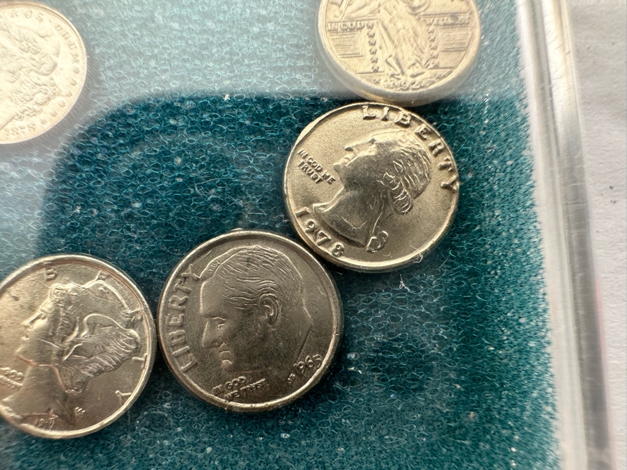 Worlds First Miniature United States Coin Type Set Includes Pure .999 Silver Mini 'CC' Morgan Dollar [Photo 13]