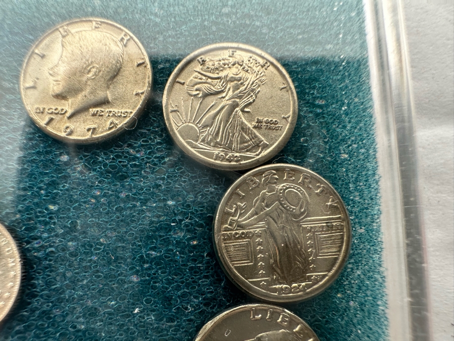Worlds First Miniature United States Coin Type Set Includes Pure .999 Silver Mini 'CC' Morgan Dollar [Photo 14]
