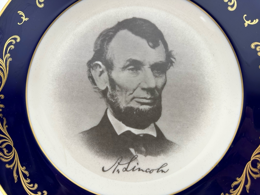 Limited Edition Abraham Lincoln Plate By Pickard China 10.5R [Photo 3]