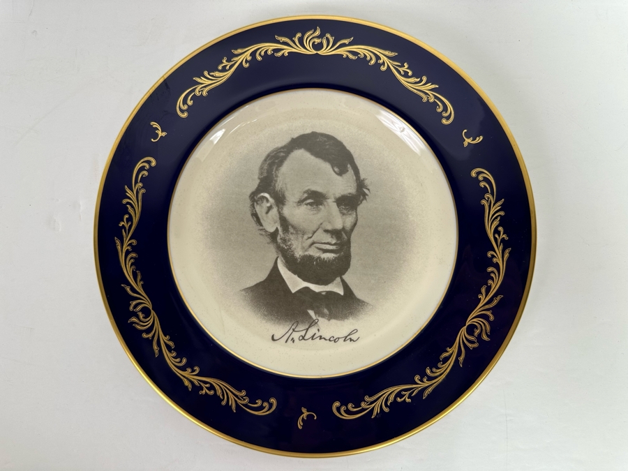 Limited Edition Abraham Lincoln Plate By Pickard China 10.5R [Photo 2]