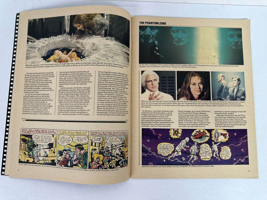 Vintage 1979 All New Collector's Edition Album Of Superman The Movie [Photo 7]