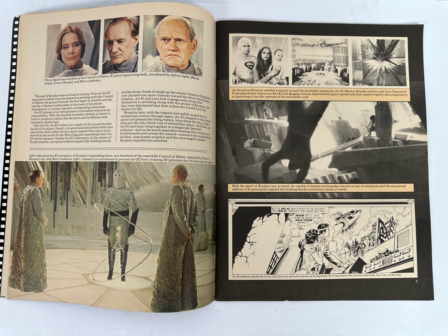 Vintage 1979 All New Collector's Edition Album Of Superman The Movie [Photo 8]