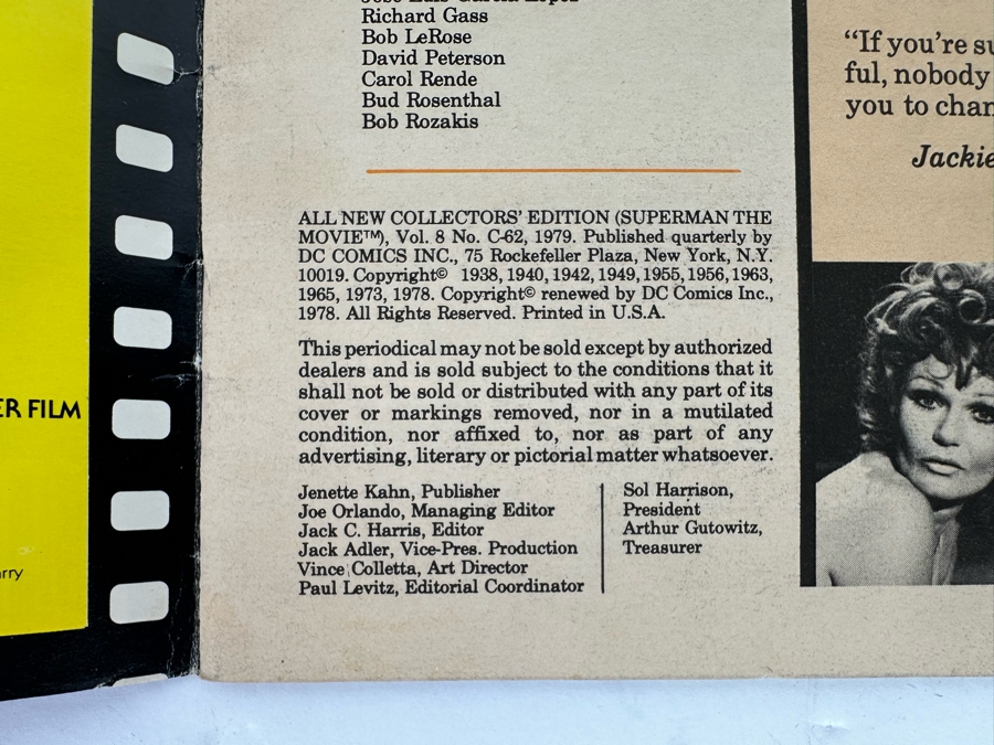 Vintage 1979 All New Collector's Edition Album Of Superman The Movie [Photo 5]