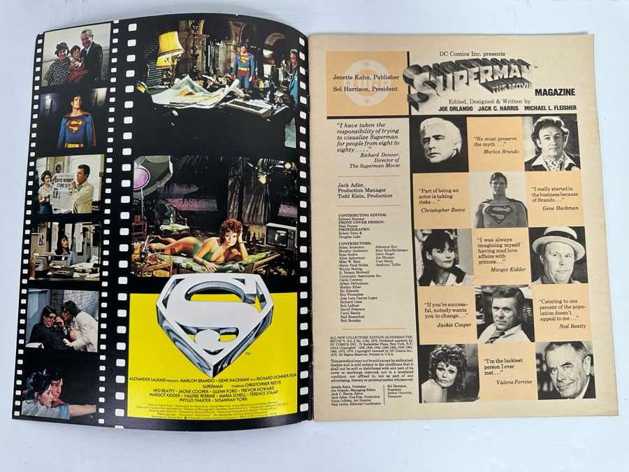 Vintage 1979 All New Collector's Edition Album Of Superman The Movie [Photo 3]