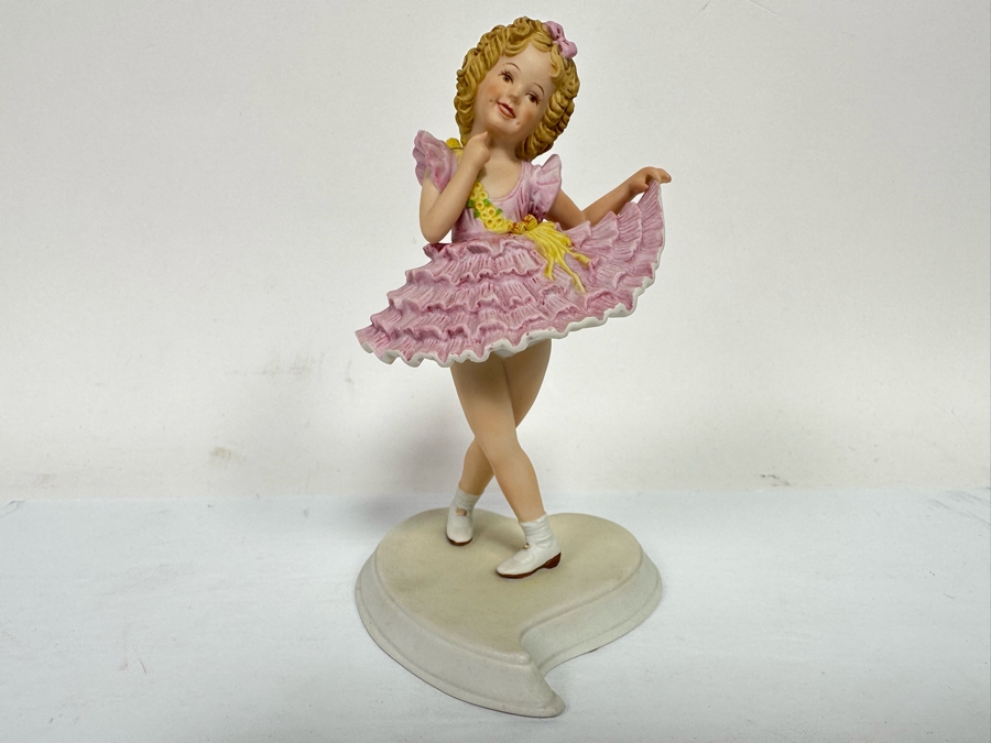 Signed Limited Edition Shirley Temple Collection Figurine Titled 'Baby Take A Bow' 1982 Nostalgia Collectibles Signed By Shirley Temple 6.25H [Photo 4]