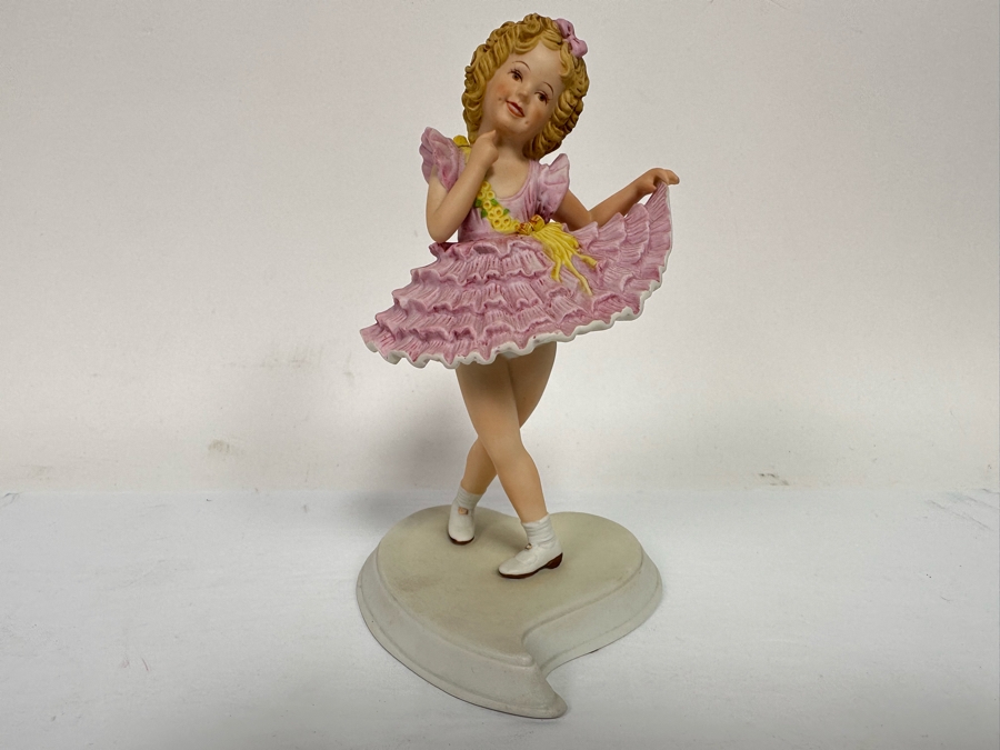 Signed Limited Edition Shirley Temple Collection Figurine Titled 'Baby Take A Bow' 1982 Nostalgia Collectibles Signed By Shirley Temple 6.25H [Photo 5]