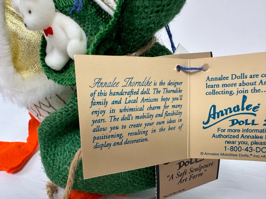 Signed Annalee Thorndike Handcrafted Doll The Golden Goose Hand Signed By Annalee Thorndike With Original Tags 9.5H [Photo 14]