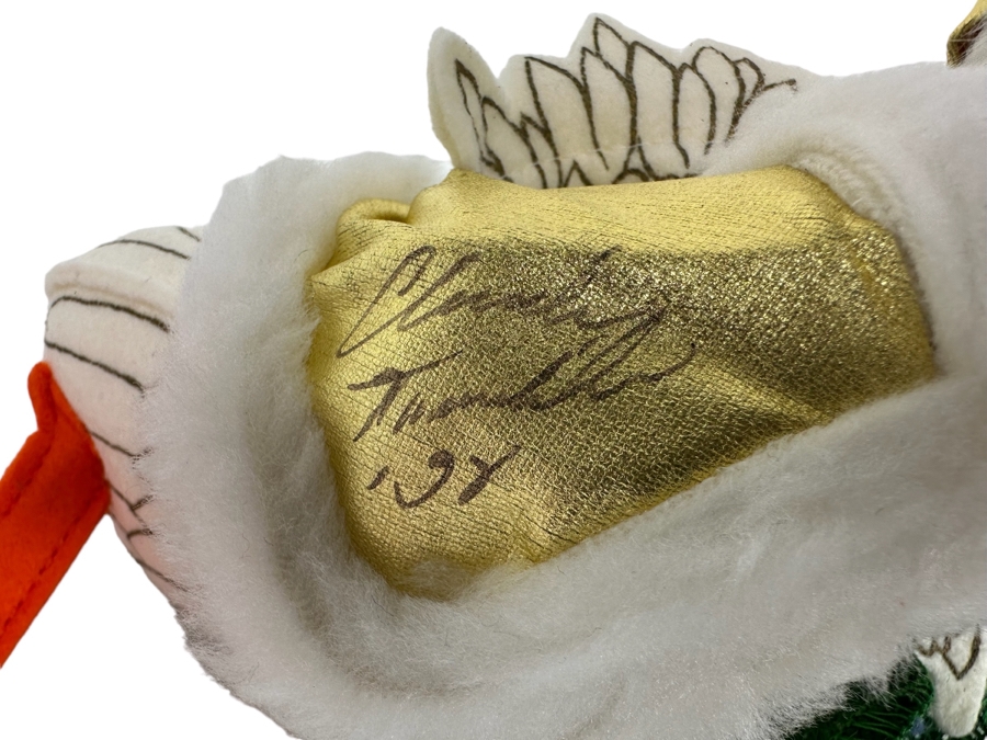 Signed Annalee Thorndike Handcrafted Doll The Golden Goose Hand Signed By Annalee Thorndike With Original Tags 9.5H [Photo 3]
