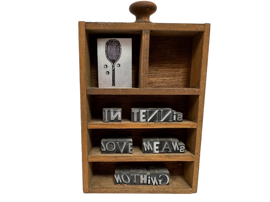 In Tennis Love Means Nothing By Backwords Box 4.5W X 1.25D X 7H [Photo 1]
