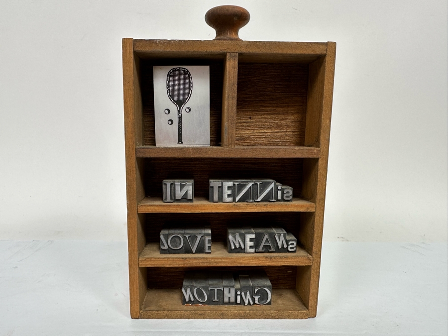 In Tennis Love Means Nothing By Backwords Box 4.5W X 1.25D X 7H [Photo 2]