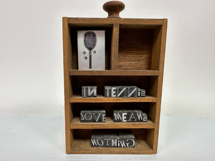 In Tennis Love Means Nothing By Backwords Box 4.5W X 1.25D X 7H [Photo 3]