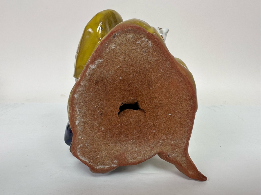 Vintage 1970s UCTCI Japan Studio Pottery Girl With Kitten 6W X 5D X 9H [Photo 9]