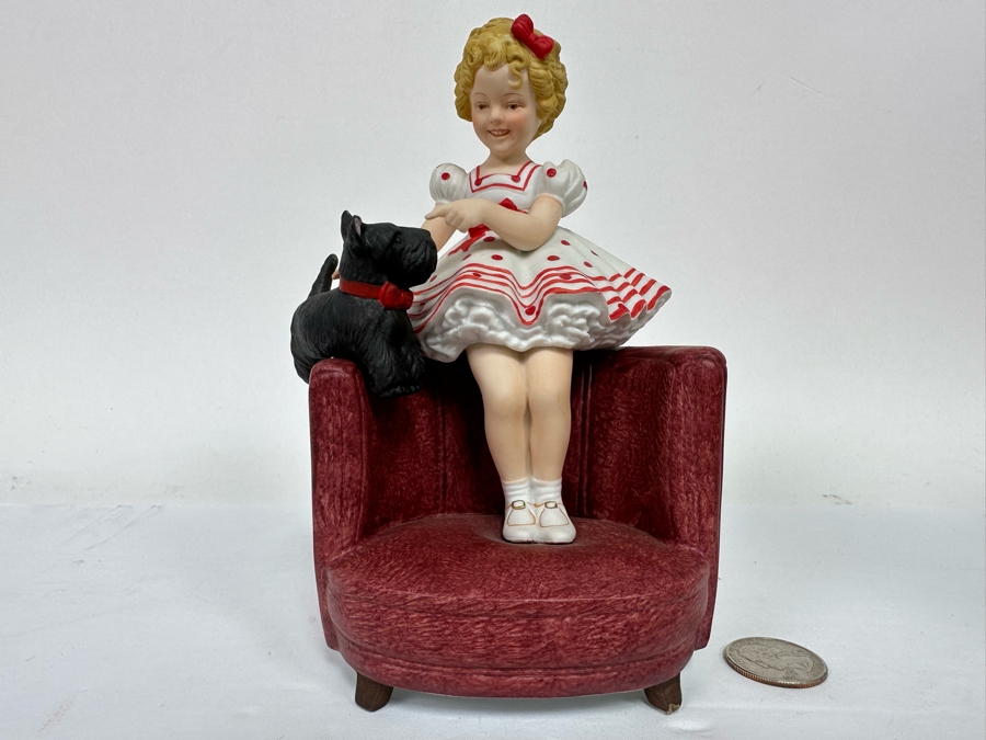 Signed Limited Edition Shirley Temple Collection Figurine Titled 'Stand Up And Cheer' 1983 Nostalgia Collectibles Signed By Shirley Temple 6.5H [Photo 5]