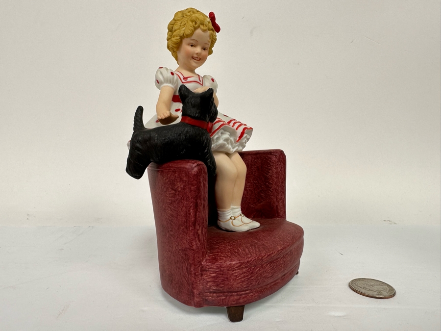 Signed Limited Edition Shirley Temple Collection Figurine Titled 'Stand Up And Cheer' 1983 Nostalgia Collectibles Signed By Shirley Temple 6.5H [Photo 7]