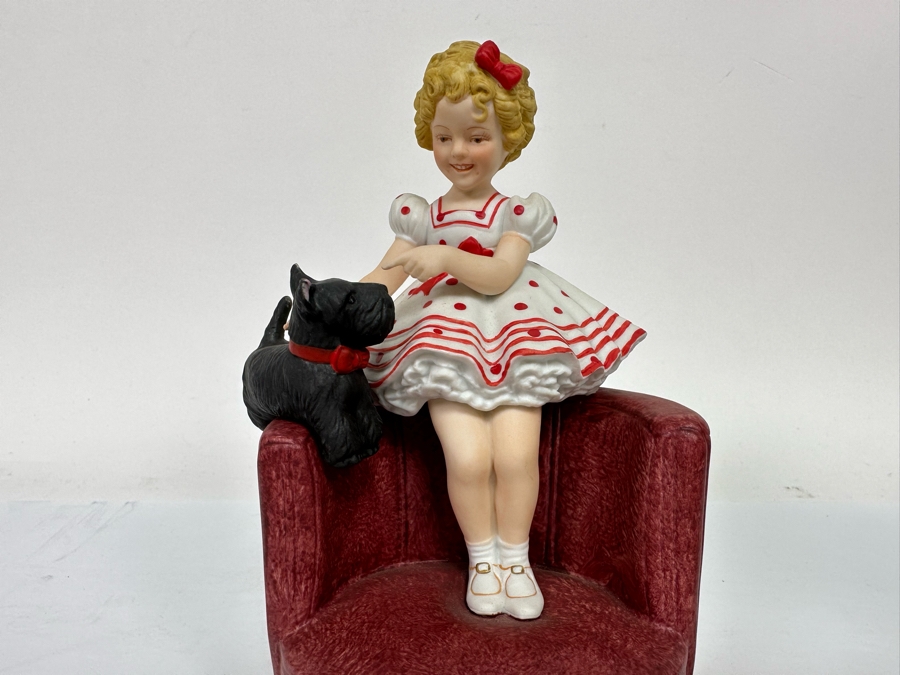 Signed Limited Edition Shirley Temple Collection Figurine Titled 'Stand Up And Cheer' 1983 Nostalgia Collectibles Signed By Shirley Temple 6.5H [Photo 6]