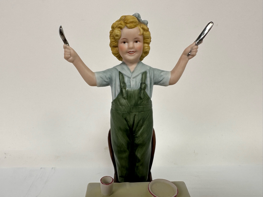 Signed Limited Edition Shirley Temple Collection Figurine Titled 'Curly Top' 1983 Nostalgia Collectibles Signed By Shirley Temple 7H [Photo 8]
