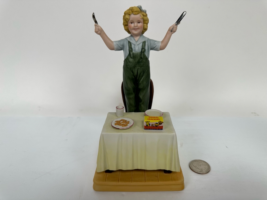 Signed Limited Edition Shirley Temple Collection Figurine Titled 'Curly Top' 1983 Nostalgia Collectibles Signed By Shirley Temple 7H [Photo 5]