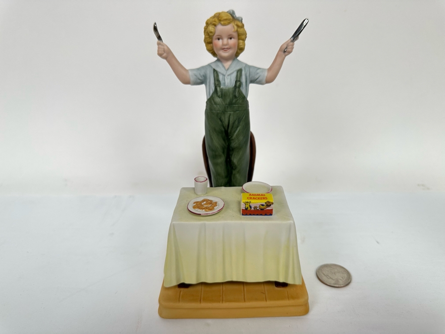 Signed Limited Edition Shirley Temple Collection Figurine Titled 'Curly Top' 1983 Nostalgia Collectibles Signed By Shirley Temple 7H [Photo 6]