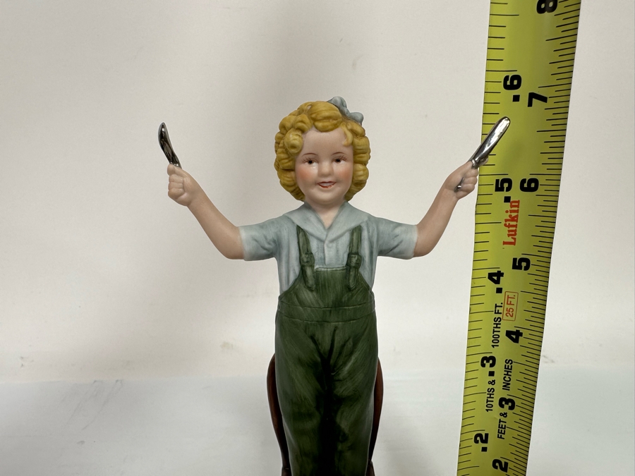 Signed Limited Edition Shirley Temple Collection Figurine Titled 'Curly Top' 1983 Nostalgia Collectibles Signed By Shirley Temple 7H [Photo 14]