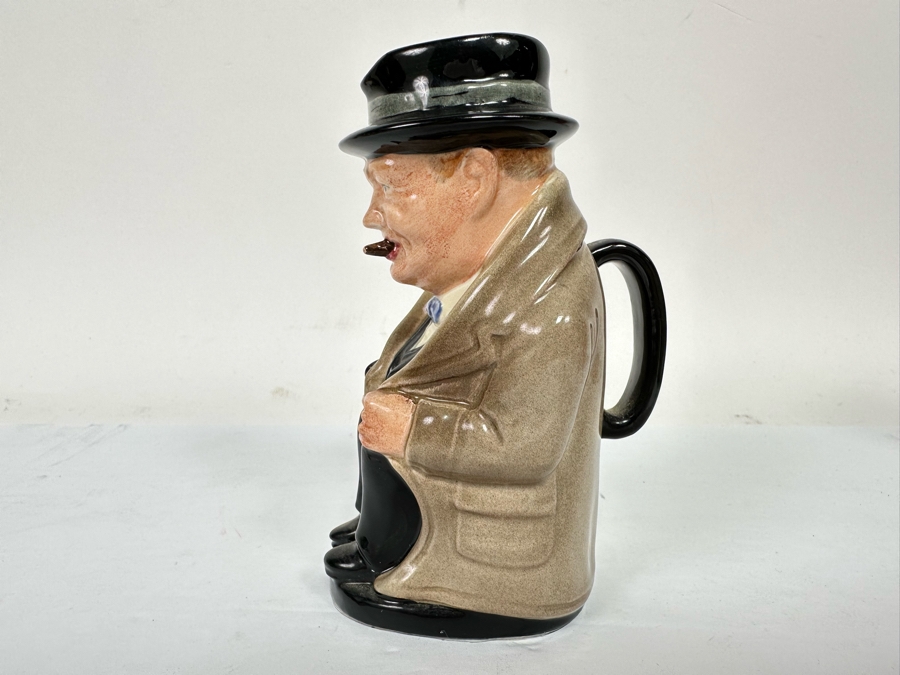 Vintage Royal Doulton Winston Churchill Toby Jug Small Signed By ...