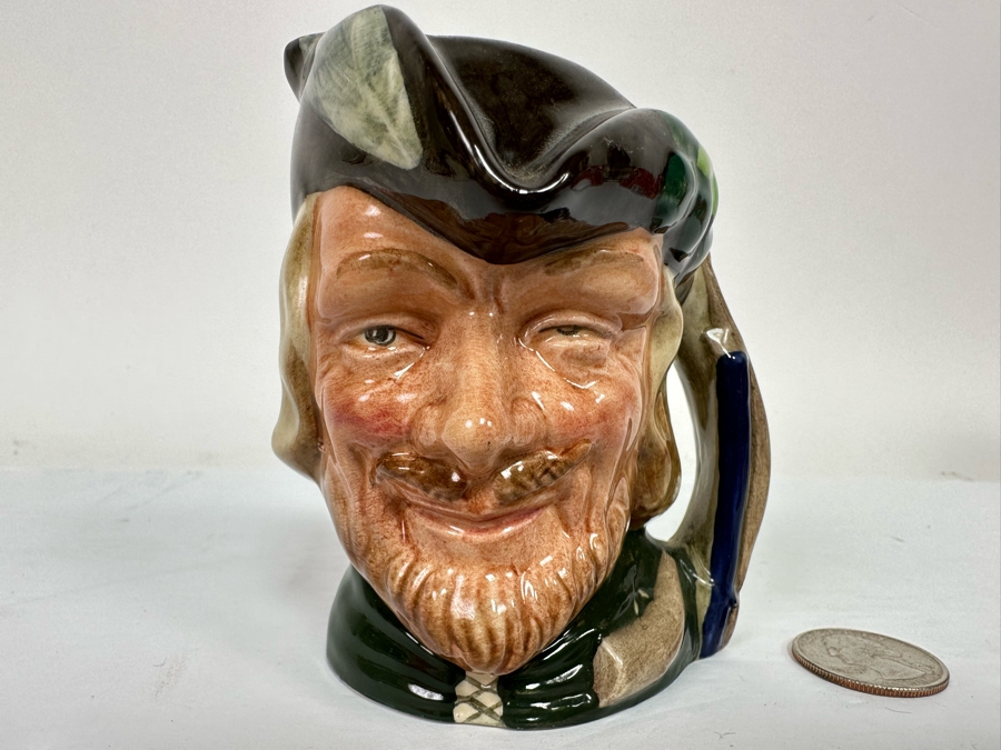 Vintage Royal Doulton Robin Hood Character Jug D6534 Signed By Michael Doulton 4H [Photo 5]