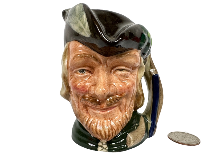 Vintage Royal Doulton Robin Hood Character Jug D6534 Signed By Michael Doulton 4H [Photo 2]