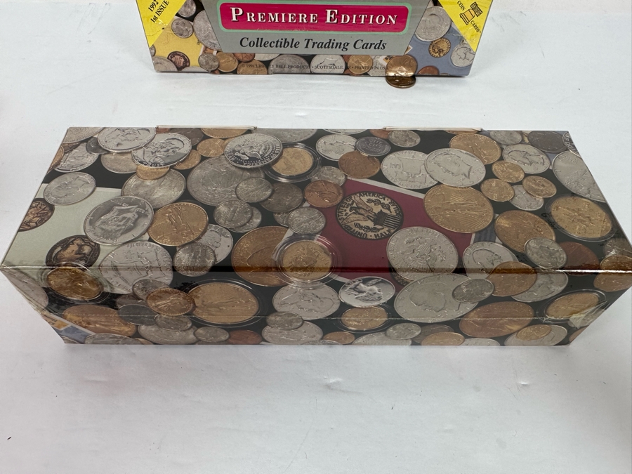 Pair Of Premiere Edition Collectible Trading Cards Sets - One Set Is Sealed 1992 1st Issue Each Box Is Single Set With 50 Cards [Photo 6]