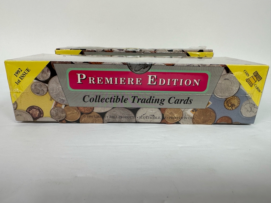 Pair Of Premiere Edition Collectible Trading Cards Sets - One Set Is Sealed 1992 1st Issue Each Box Is Single Set With 50 Cards [Photo 4]