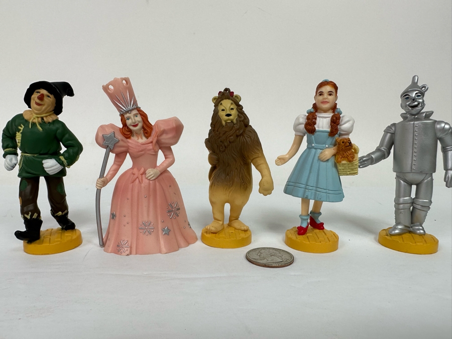 MGM Wizard Of Oz Rubber Figurines By Presents 1987 3.5H