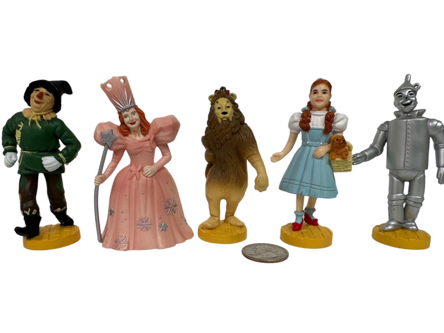 MGM Wizard Of Oz Rubber Figurines By Presents 1987 3.5H